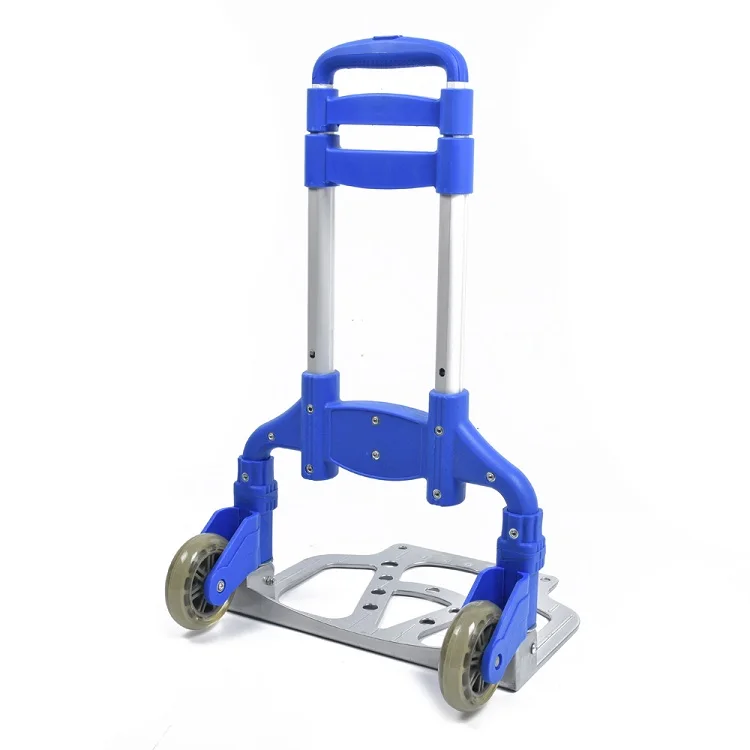 Multi-length retractable trolley for domestic airport cargo FHT75