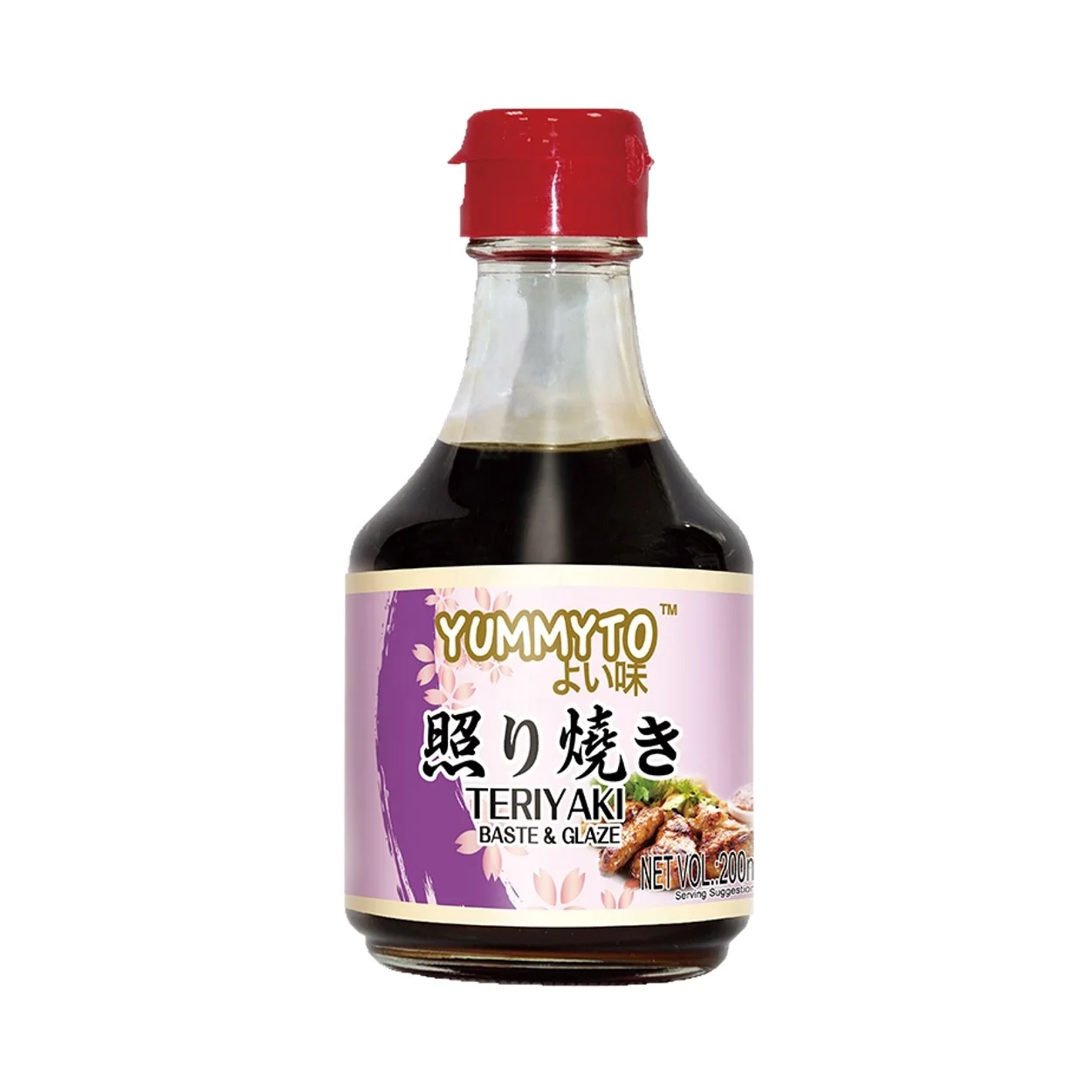 Factory Price Teriyaki 200ml bottle Baste & Glaze Japanese Dish Teriyaki sauce