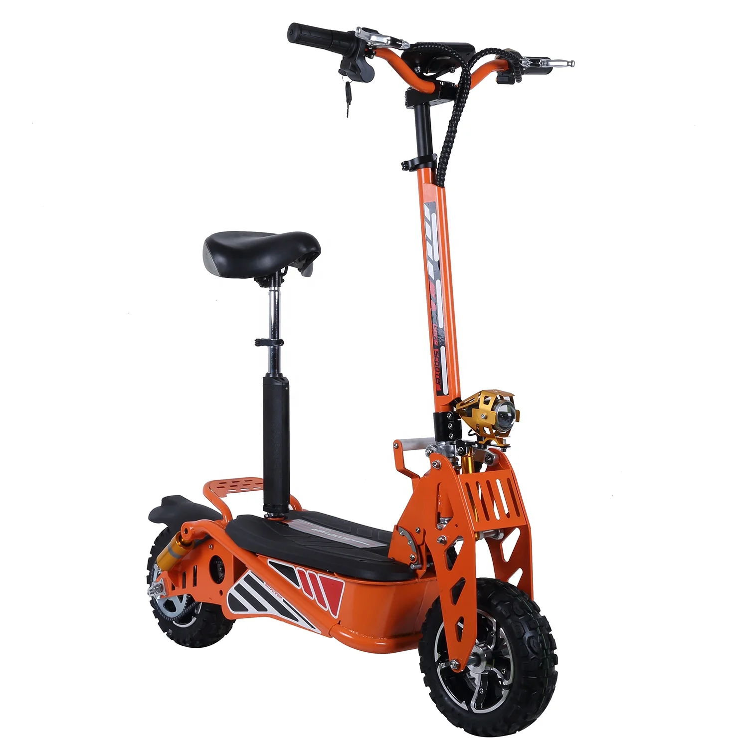 Electronic Scooter 1600W 12inch Folding Scooter Electric Lightweight for Adults