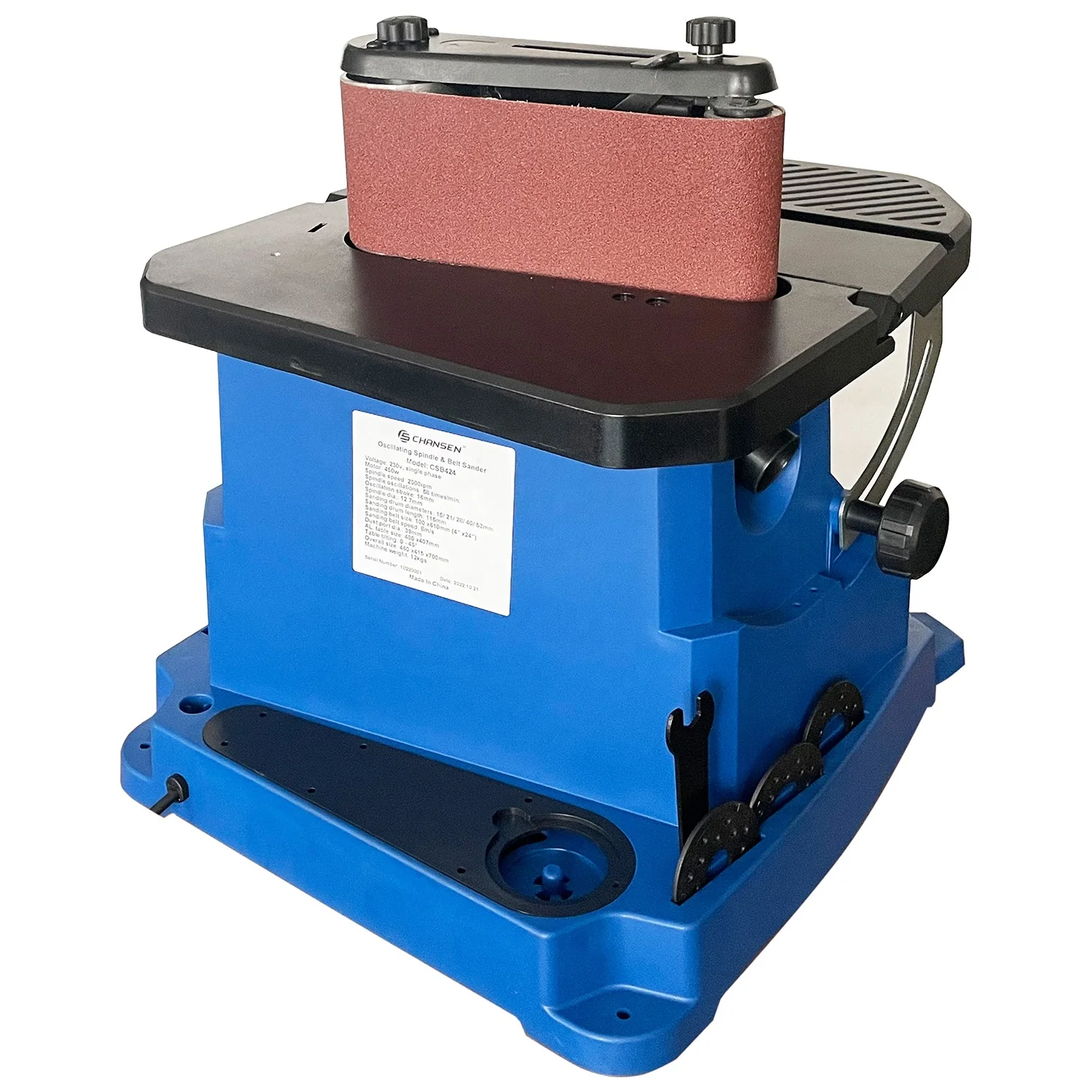 Item#CSB424 Oscillating Spindle & Belt Sander