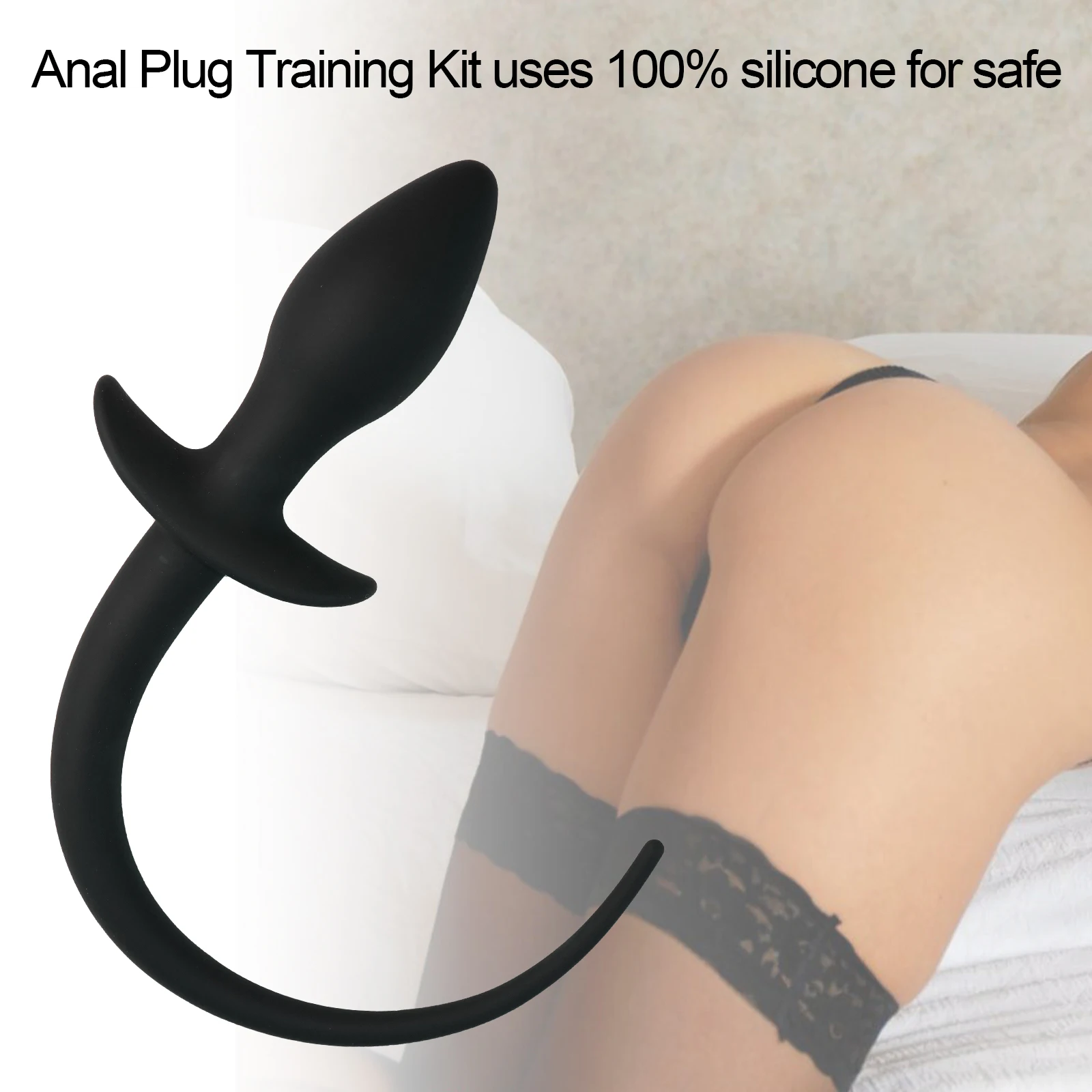 Sexbay sex toy top ten anal plug water drop dog tail medical silicone butt plug sex toy waterproof custom for men and women