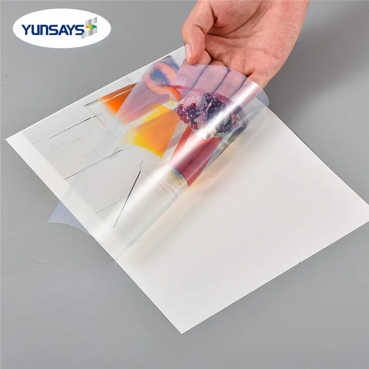 Waterproof Label Inkjet Stickers Vinyl Printing label Paper Transparent Printable Clear Self-adhesive A4 Size sticker