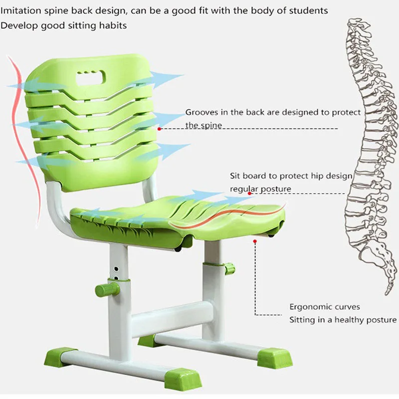 Hot sale modern adjustable children desks and chairs set for school students