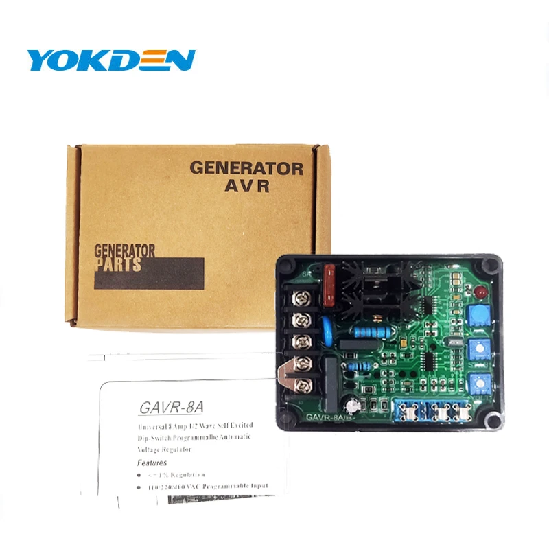 Brushless Alternator Automatic Voltage Regulator 8A AVR GAVR 8A GAVR-8A