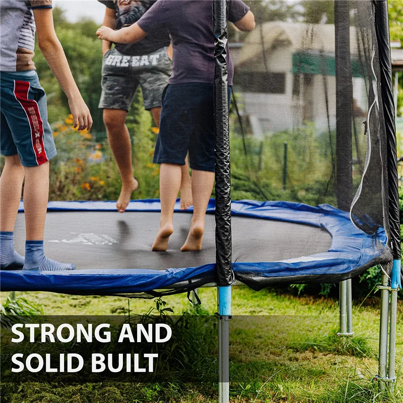 Free Jumping Trampoline   Galvanized Steel  Heavy Duty  Extension Spring