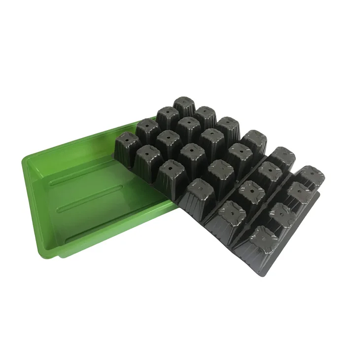 24 отсека лоток green house семян стартер зеленый