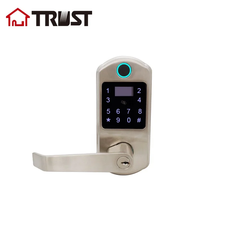 TRUST 9202-SN Smart Touchscreen  Keypad Fingerprint Door Lock With Handle