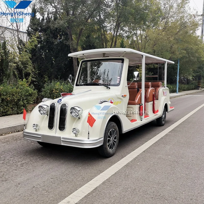 Factory Leisure Travel electric Sightseeing Classic Convertible Retro vintage car for wedding for sale