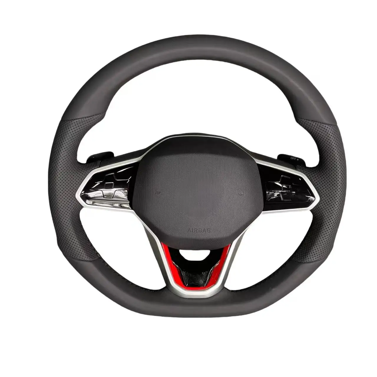Custom Upgrade Volant Lenkrad Half Perforated Steering  Wheel for GTI MK7 Mk7.5 Polo Tiguan Jetta VW Golf 6 7  Passat B6