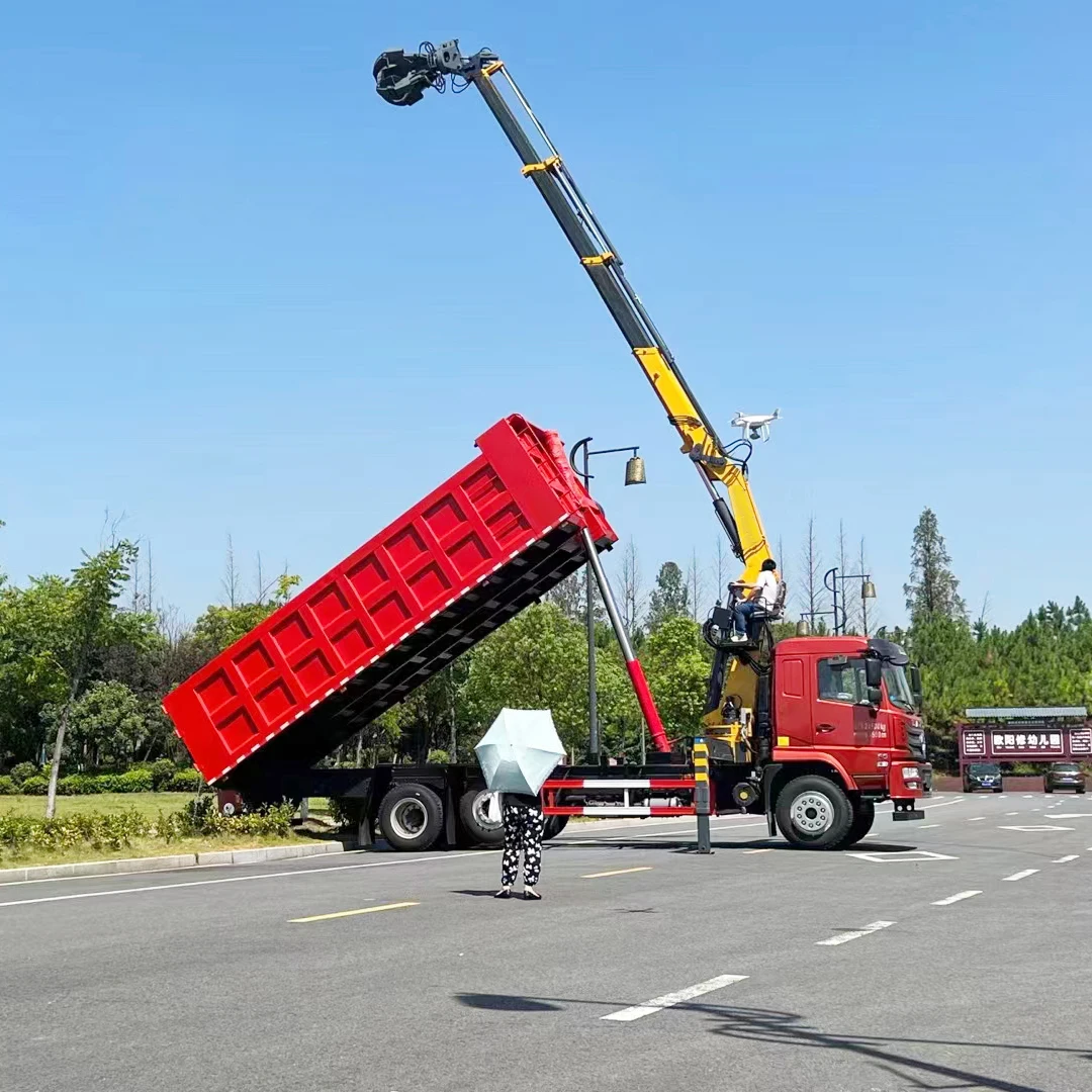 China Forestry Machinery Forest Timber Crane Hydraulic Grabber  Grab Loader Hydraulic Crane Brick Pallet Grab