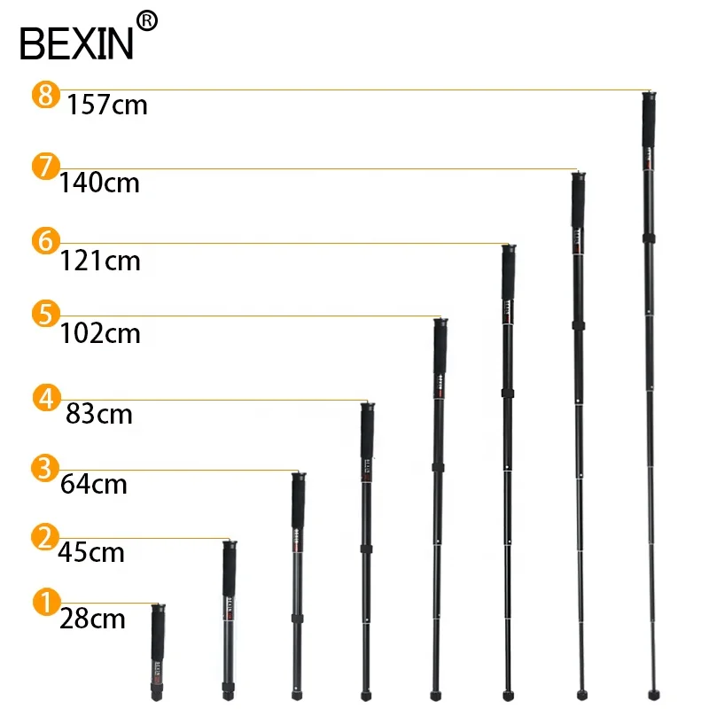 
BEXIN Multifunctional Portable Extendable Flexible Camera Mini Monopod Stand tripod Unipod for DSLR Camera iphone smartphone 