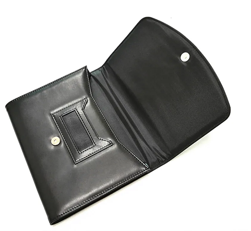 Custom filling supply leather car registration document holder vehicle insurance card file folder