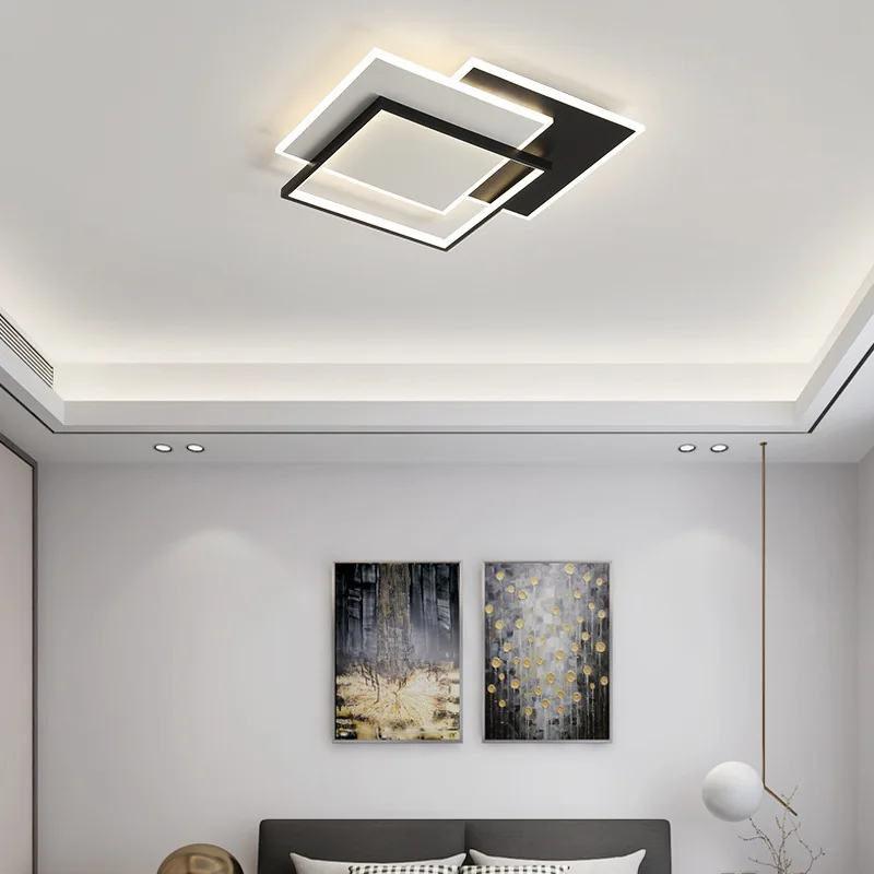 Creative Design Modern LED Ceiling Light Surface Mounted Lamp Fixtures Lighting surface mount indoor acrylic led deckenleuchte