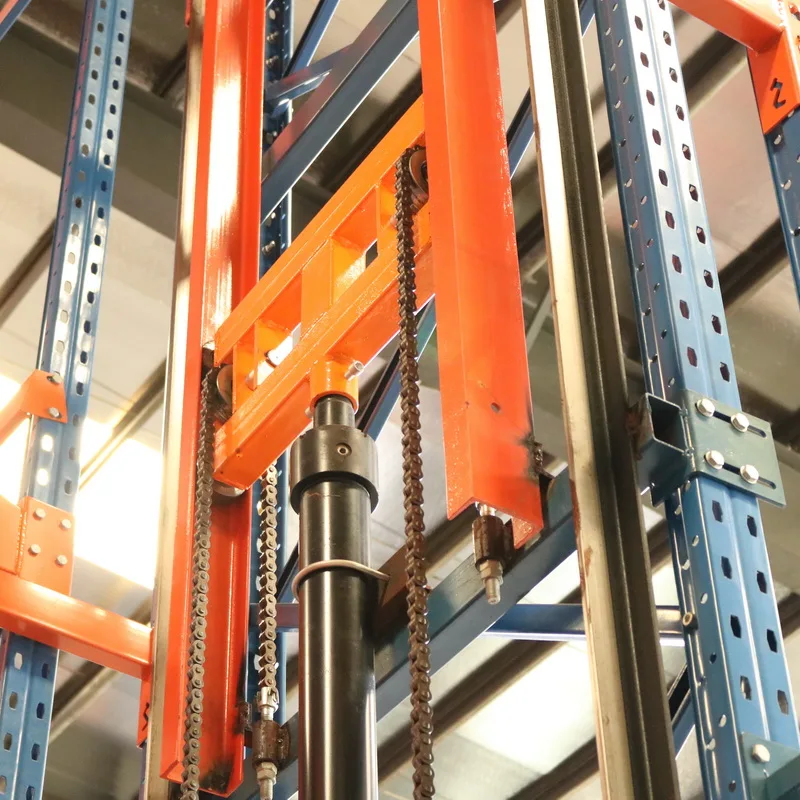 Reinforced 500kg to 3 ton Customized Factory Warehouse Rail Type Hydraulic Cargo Lift