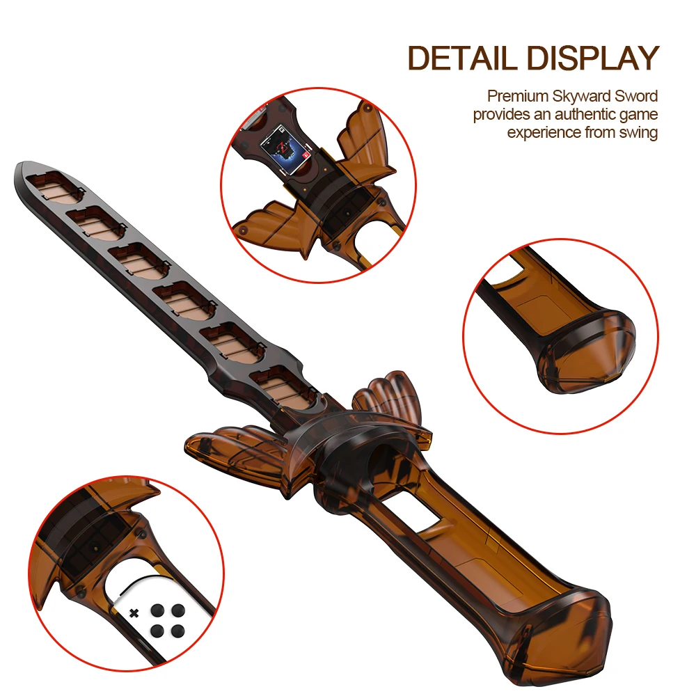 Master sword shape game card storage case for Switch