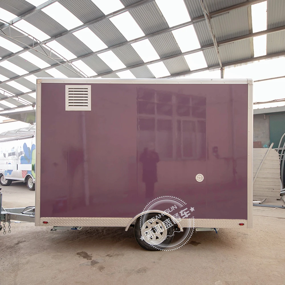 Equip food trailer Hot dog trailer Small trailer Container food truck