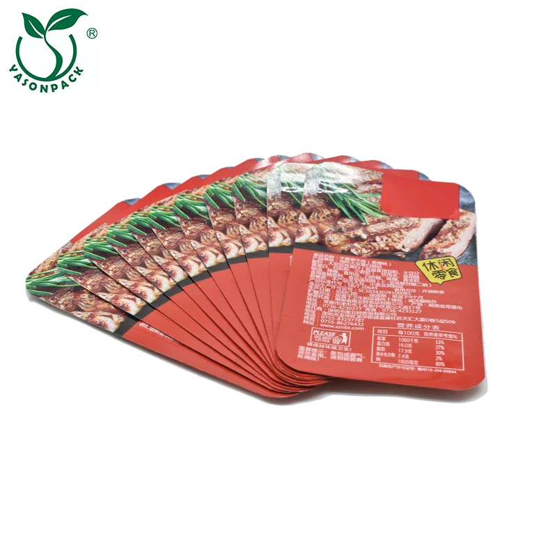 Термоуплотнитель Yasonpack из алюминиевой фольги трехсторонний упаковочный мешок для пищевых продуктов стерильный вакуумный в реторте высокая температура