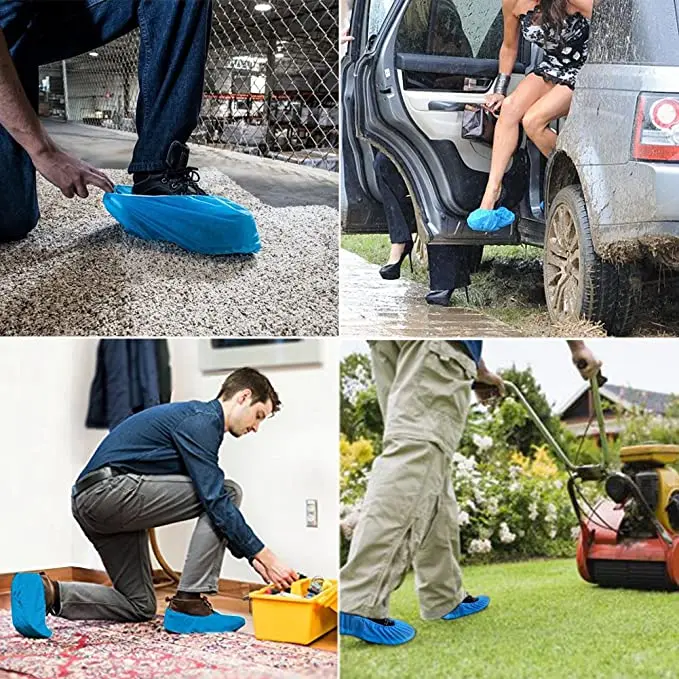 Одноразовый нескользящий Водонепроницаемый защитный чехол для обуви