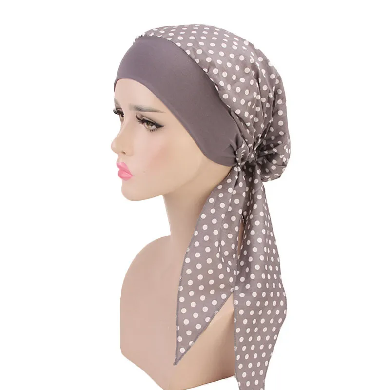 
Womens Cotton Hats Cap Bonnet Chemo Hijab Turban Caps Beanie Head Scarf Wrap Hat 