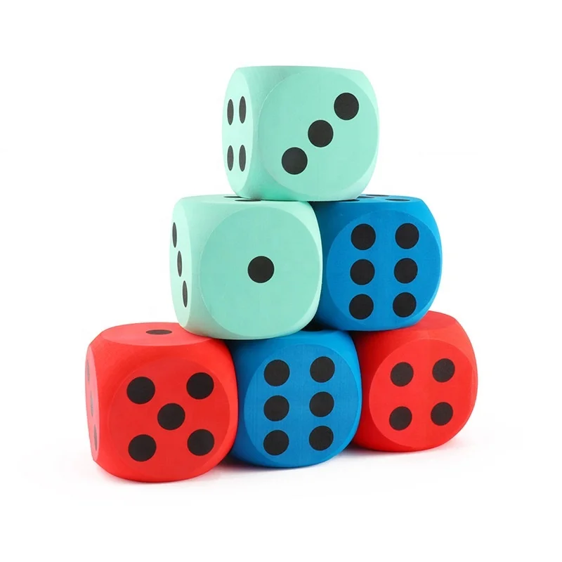 Custom Logo Dice Adult Fun Sex Game Gift Diy Blank Bouncing Large Customized Eva Foam Dice