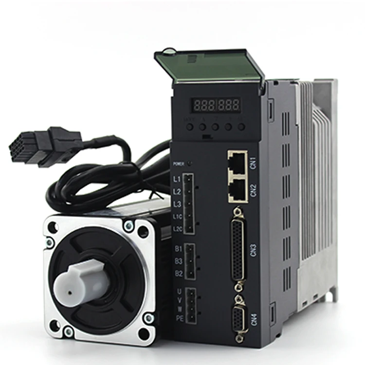  Сервопривод Nema34 80ST-04025 с кабелем кодировщика для тормозов и сервомоторов переменного тока 4 нм 1