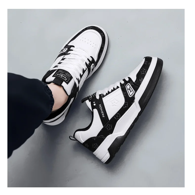 Luxury shoes men hot selling classic sneakers round toe thick sole comfortable casual shoes for mendesigner shoes wholesale