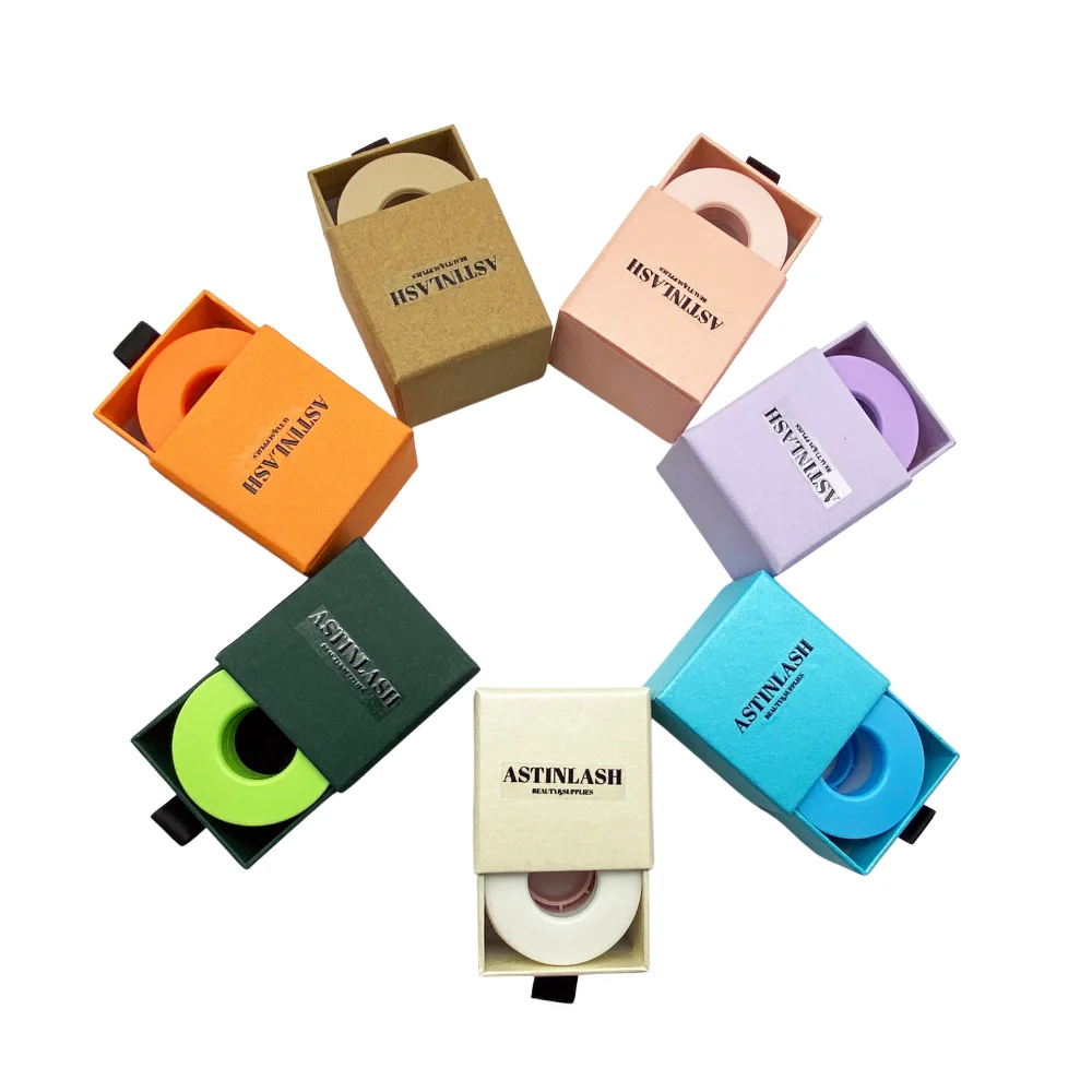 ASTINLASH White pink blue black brown beige non woven surgical silicone gel medical eyelash extension tape for lashes sensitive