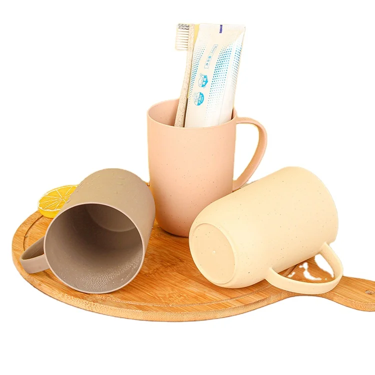 Household simple creative tooth brushing cup Couple cup Plastic washing cup Water