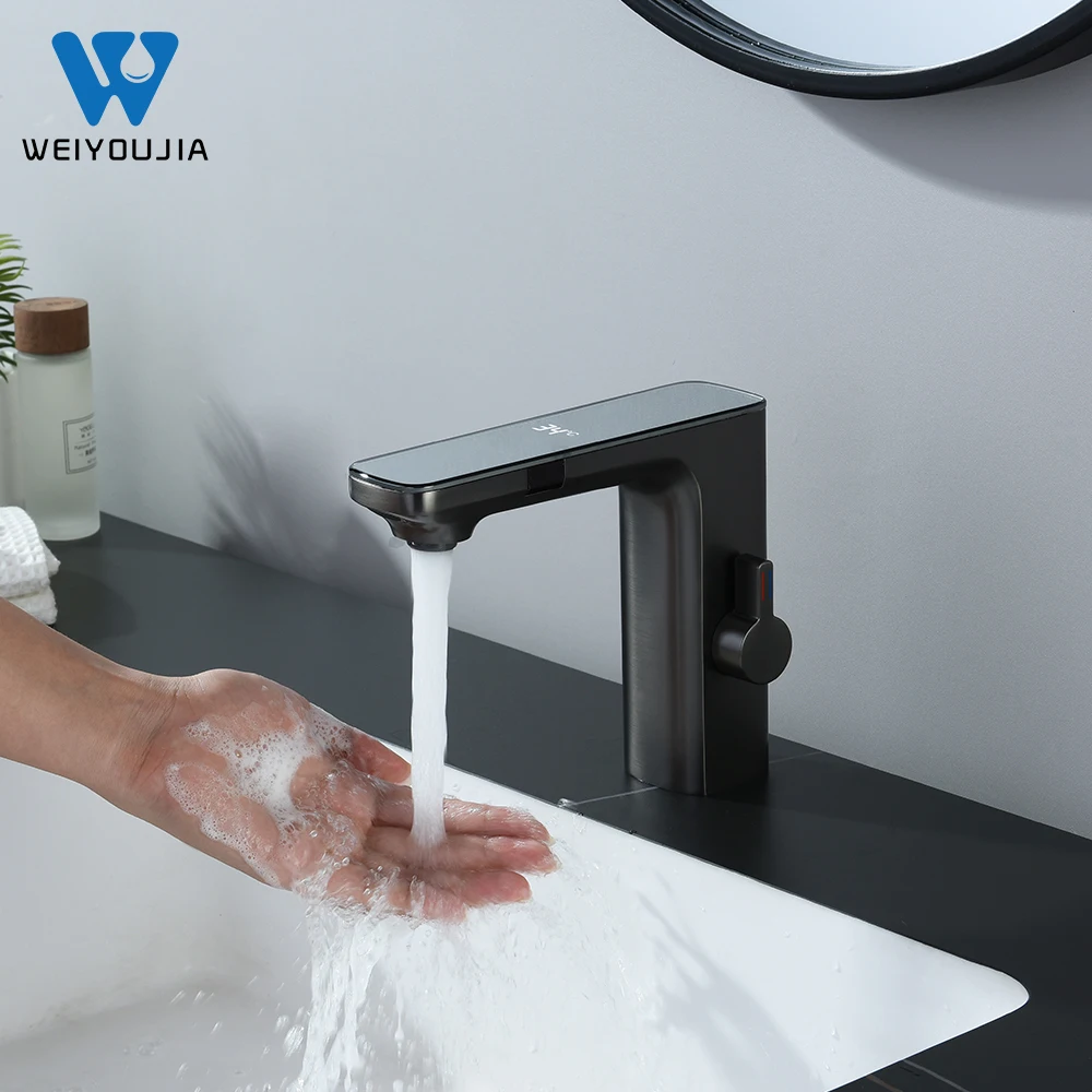 Smart Water Automatic Tap Sensors Faucet Bathroom Infrared Basin Mixer Faucet