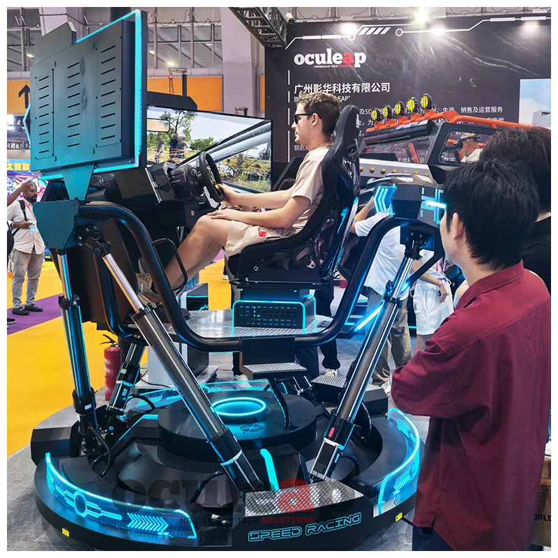 Oculeap VR Racing Simulator VR Amusement Equipment Driving Simulator VR Machine 2025 New Gaming Racing Car Arcade Ride For Sale
