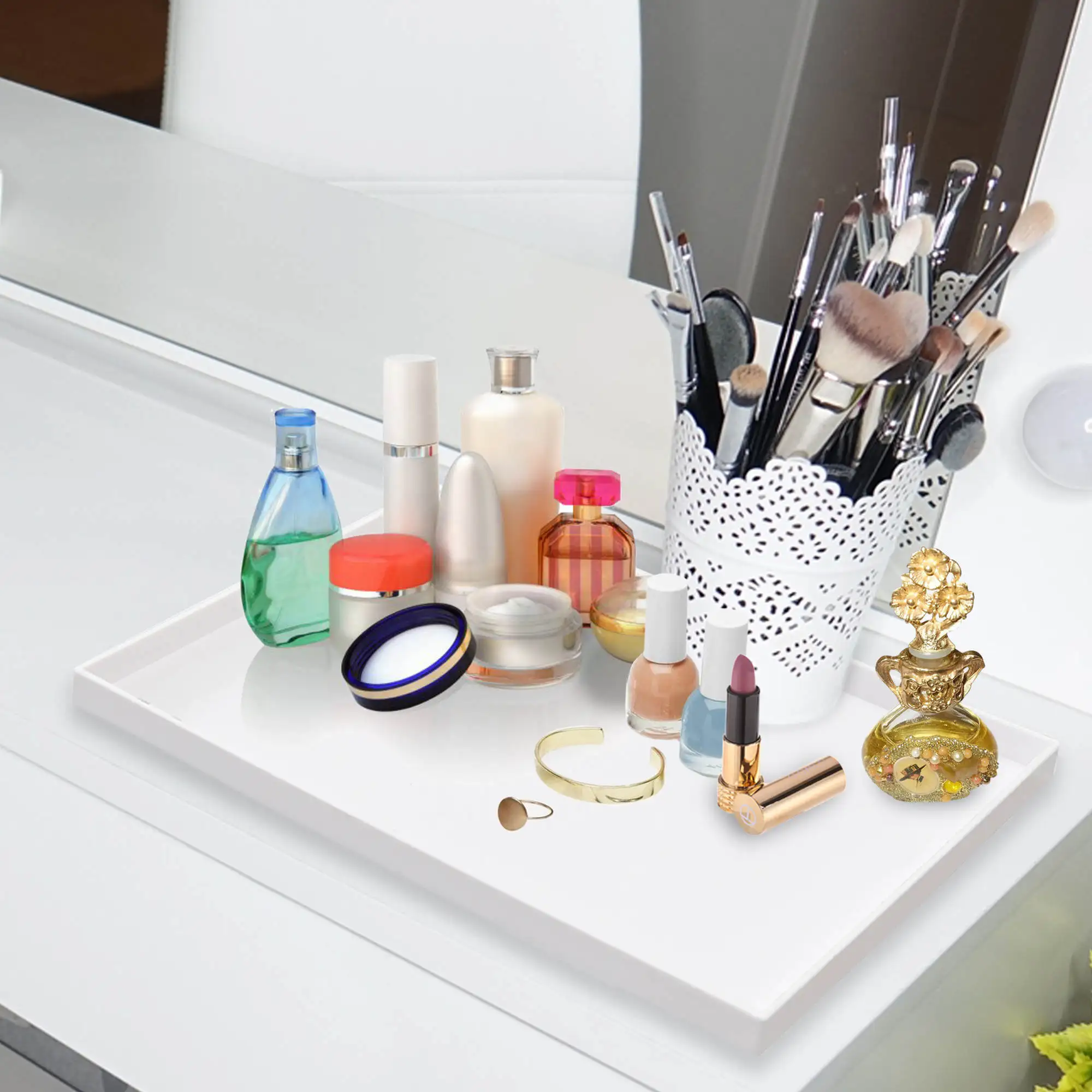 Горячая Распродажа, профессиональный поднос для чая из черного пластика, для гостиничных принадлежностей