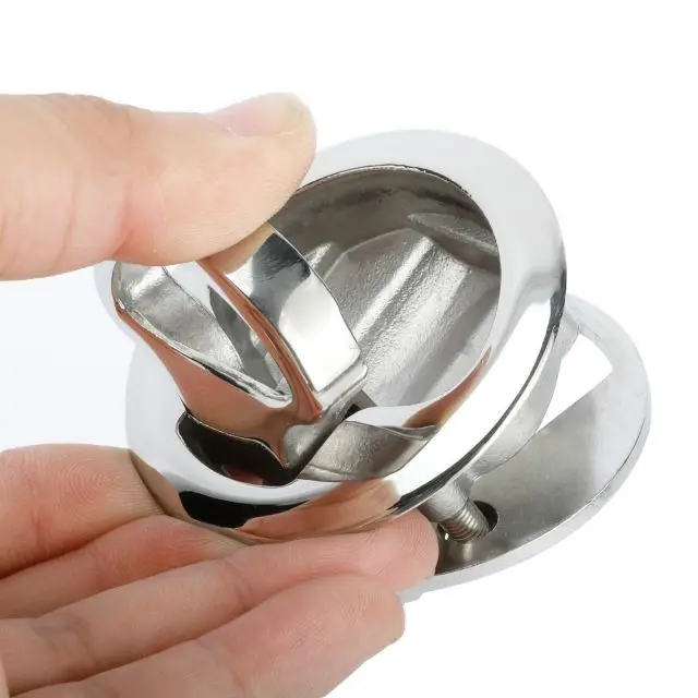 2 inch Black Latch for RV Boat Marine Deck Hatch 1/2  inch Flush Slam Latch