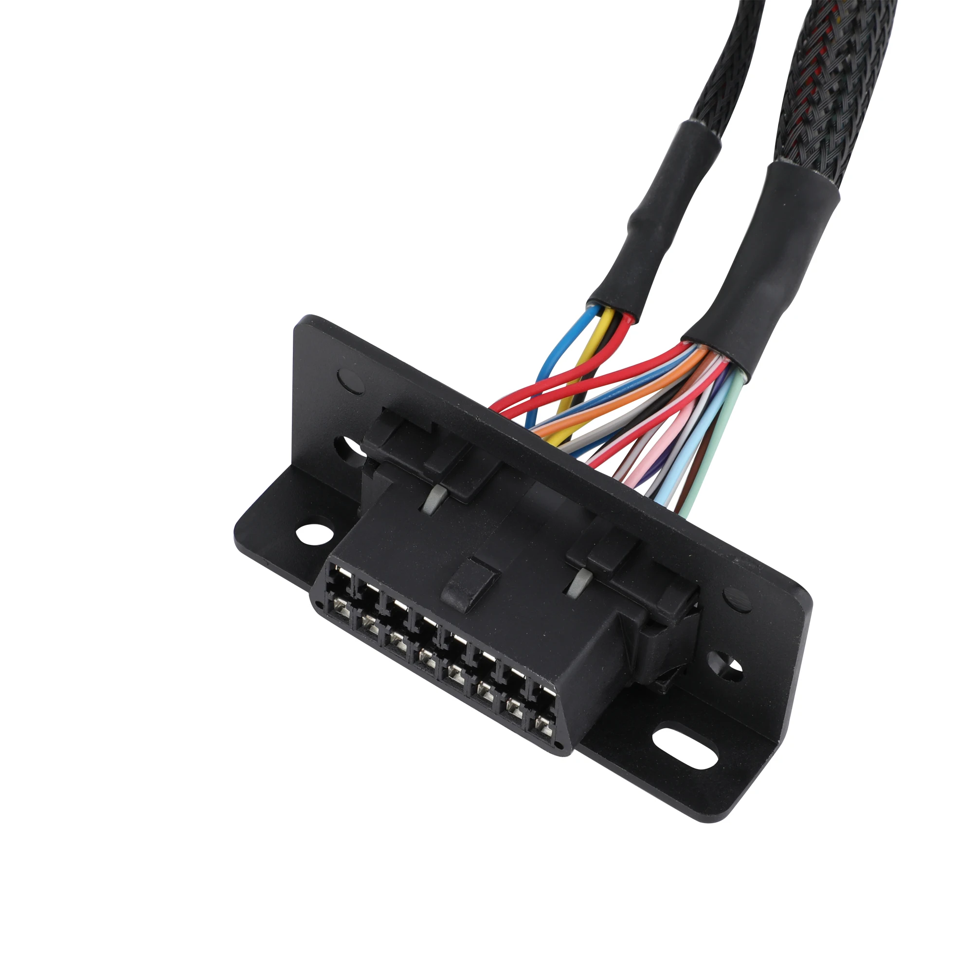 OEM ODM factory 16 pin male obd2 obdii obd 2 connector universal  split y cable
