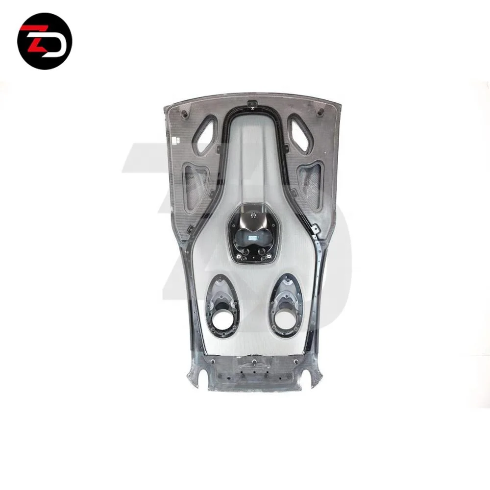 600LT style body kit For Mclaren 540C 570S 570GT With Front Bumper Side Skirts Rear Bumper Rear Engine Hood Exhaust