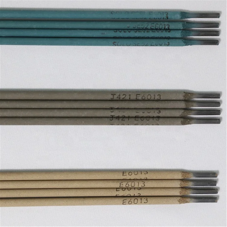 
Tianjin Bridge brand best quality Rutile titanium type little smoke E4313 MT12 carbon steel j421 e6013 electrode welding rod 