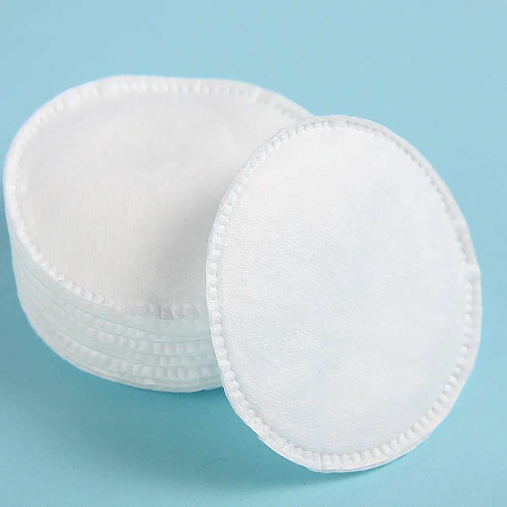 Individual customized printing pure fabric cotton pad beauty center accessories organic cotton pad cosmetic gift cotton pads