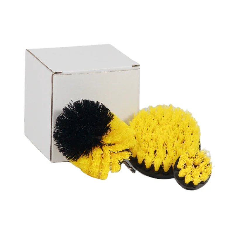 Electric drill car brush kit for car washing