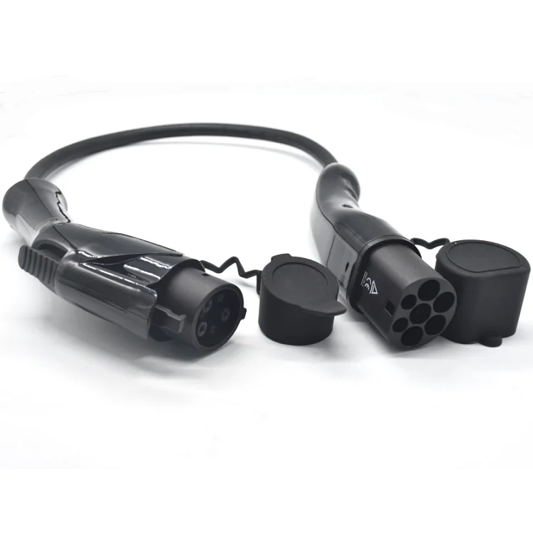 Hot sale High cost performance 0.5M cable connector 16A type 1 to type 2 adapter EV charger