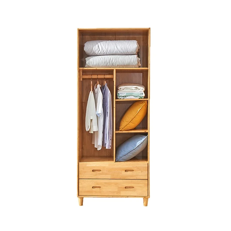 
cheap modern bedroom mdf wardrobe with 2 door 2 drawer 