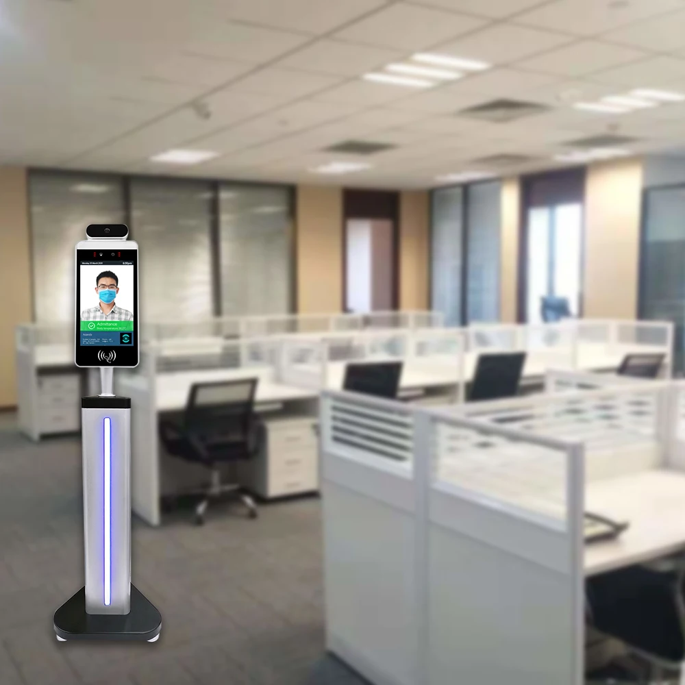  MIPS программное обеспечение уход за кожей лица Температура 8 дюймов AI сканер ЖК-экран с быстрым температуры киоск в