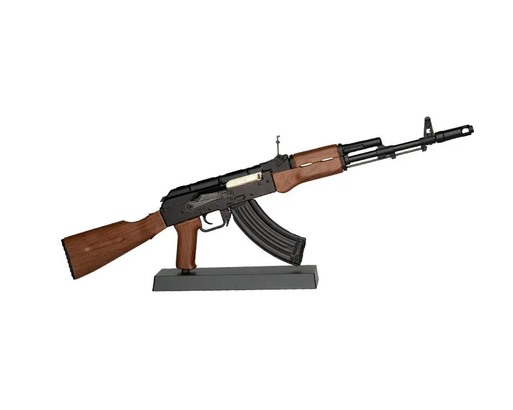Mini AK47 Rifle Removable Metal Diecast Alloy Model Gun Toys Sets