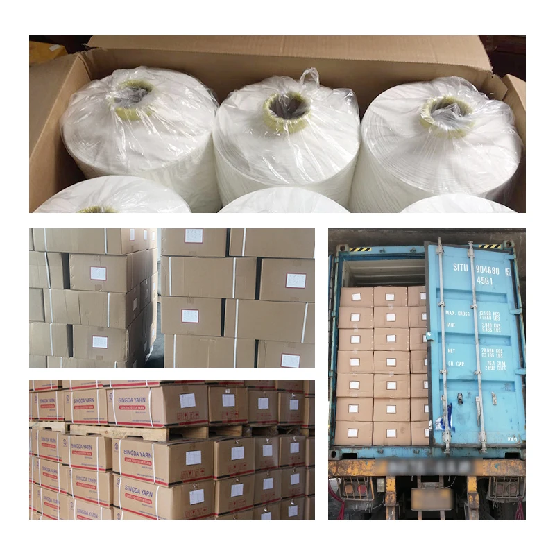 Recycle DTY 68D/72F 75D/36F SD RW NIM HIM AA класс 100% ПОЛИЭФИРНАЯ ТЕКСТУРИРОВАННАЯ пряжа с сертификатом grs