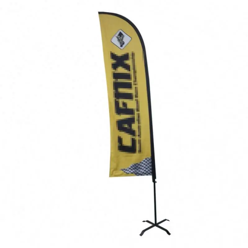 Polyester Flying Banners Teardrop Beach Flag Feather Flag