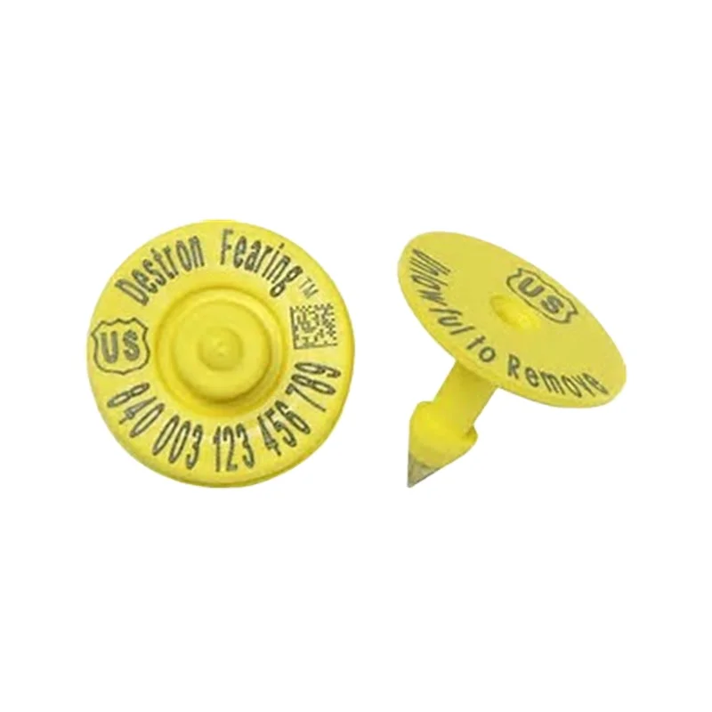 Wholesale rfid animal chip cattle numbering ABS tag livestock UHF ear tag for cow