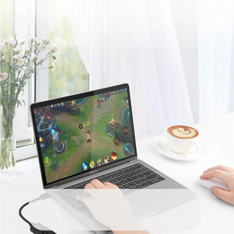 Недорогой разветвитель Ethernet с 4 портами на Rj45, сетевая карта, адаптер Usb Lan