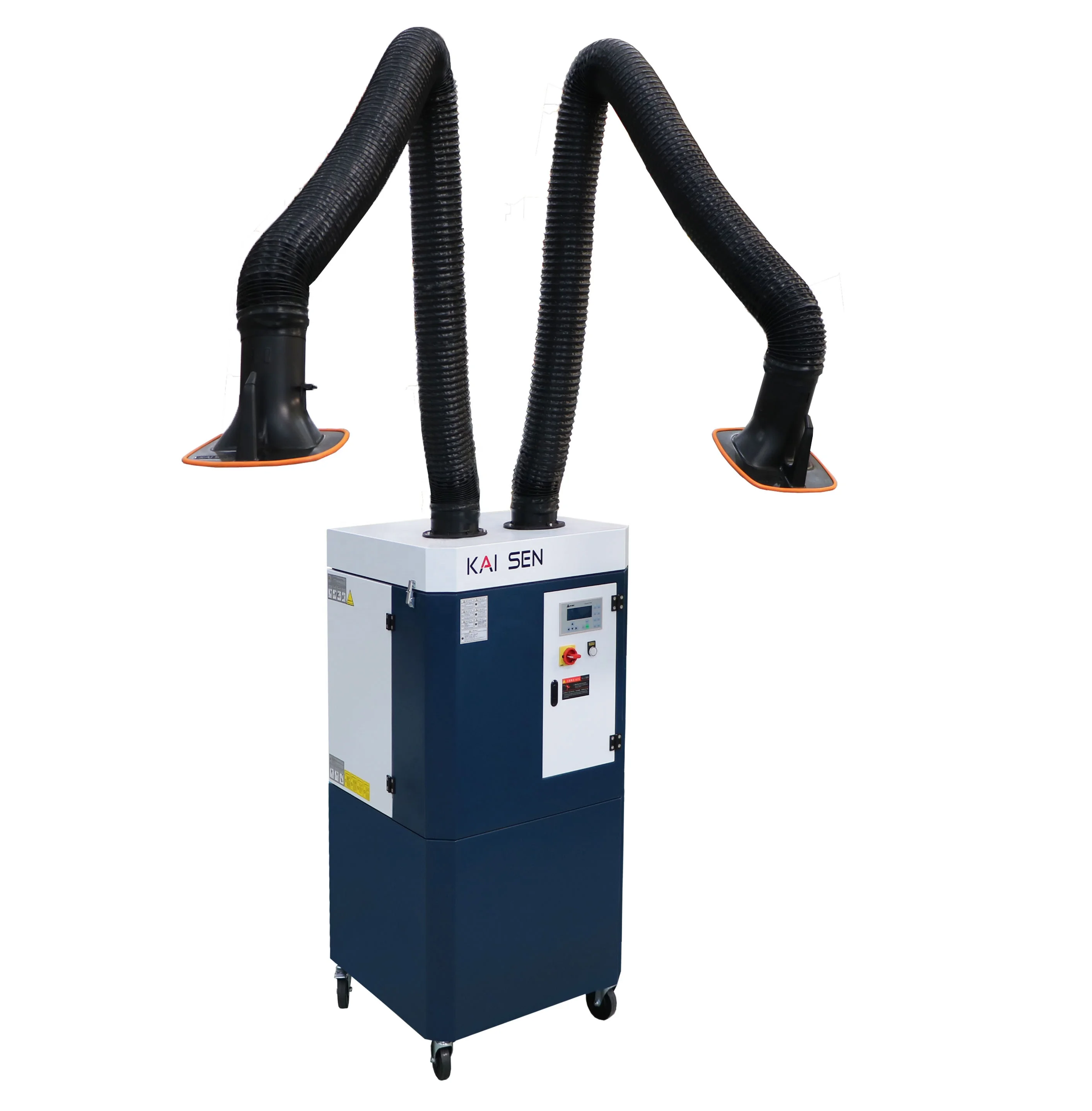 Welding Fume Purifier Metal Dust Collector 2.2 kW  With 2 Arms HEPA Filter