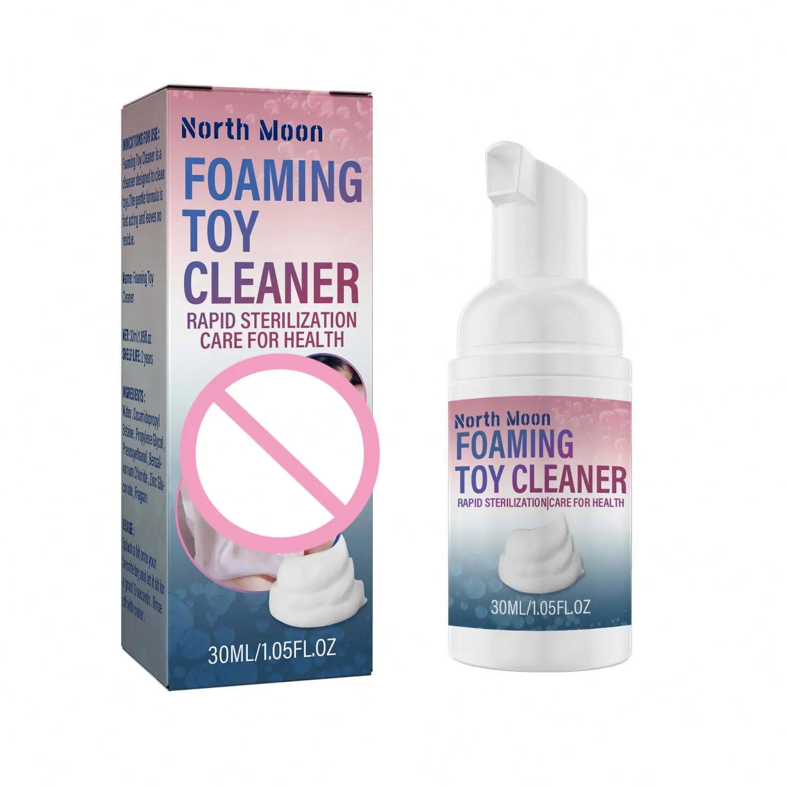 RICH FOAM High Effectiveness Plush Toys Adult Sex Toy Cleaner With Green And Safe Ingredients