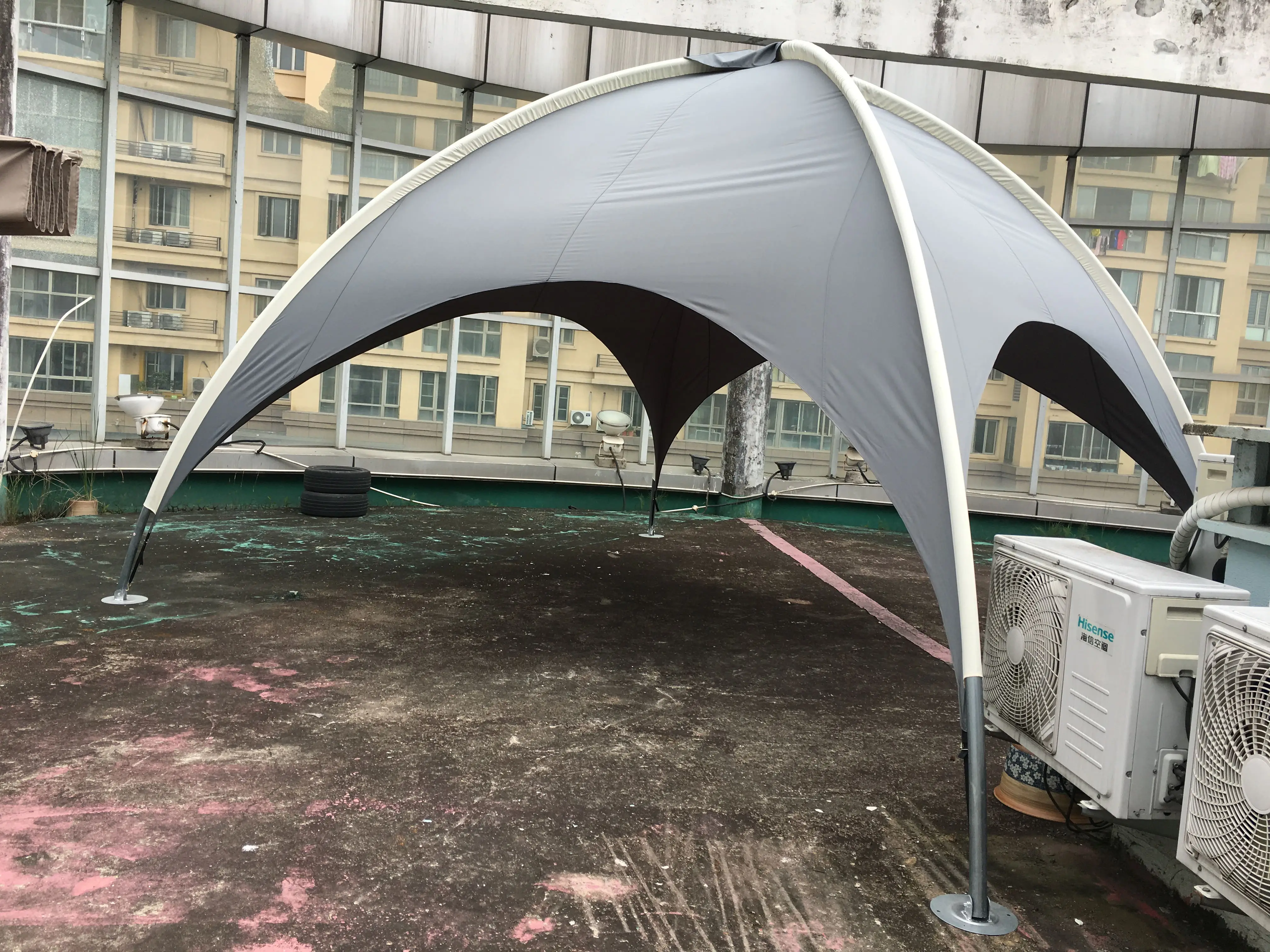 festival large 5x5m big dome pool pavilion shelter round tent outdoor event gazebo