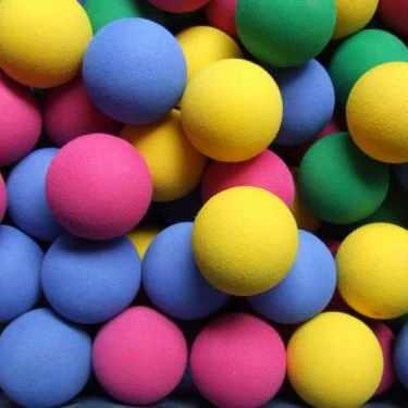 
Europe eva biodegradable sponge foam massage hand grip elastic ocean ball 