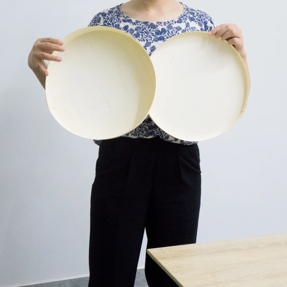 Hot Sell Biodegradable Wood Mold to go Wooden Round Brie Cake Veneer Cheese Box for Charcuterie Platter Board Packaging 75mm